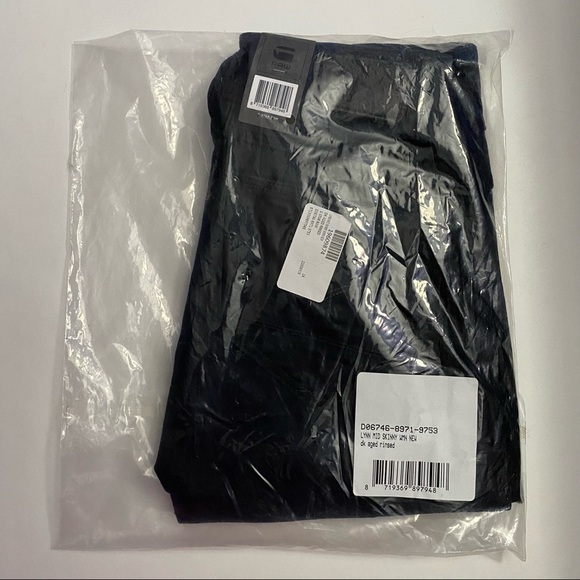 G-Star Raw Lynn Mid Waist Skinny Jeans W24 L30 Dark Blue Wash Stretch 24 - Picture 7 of 14